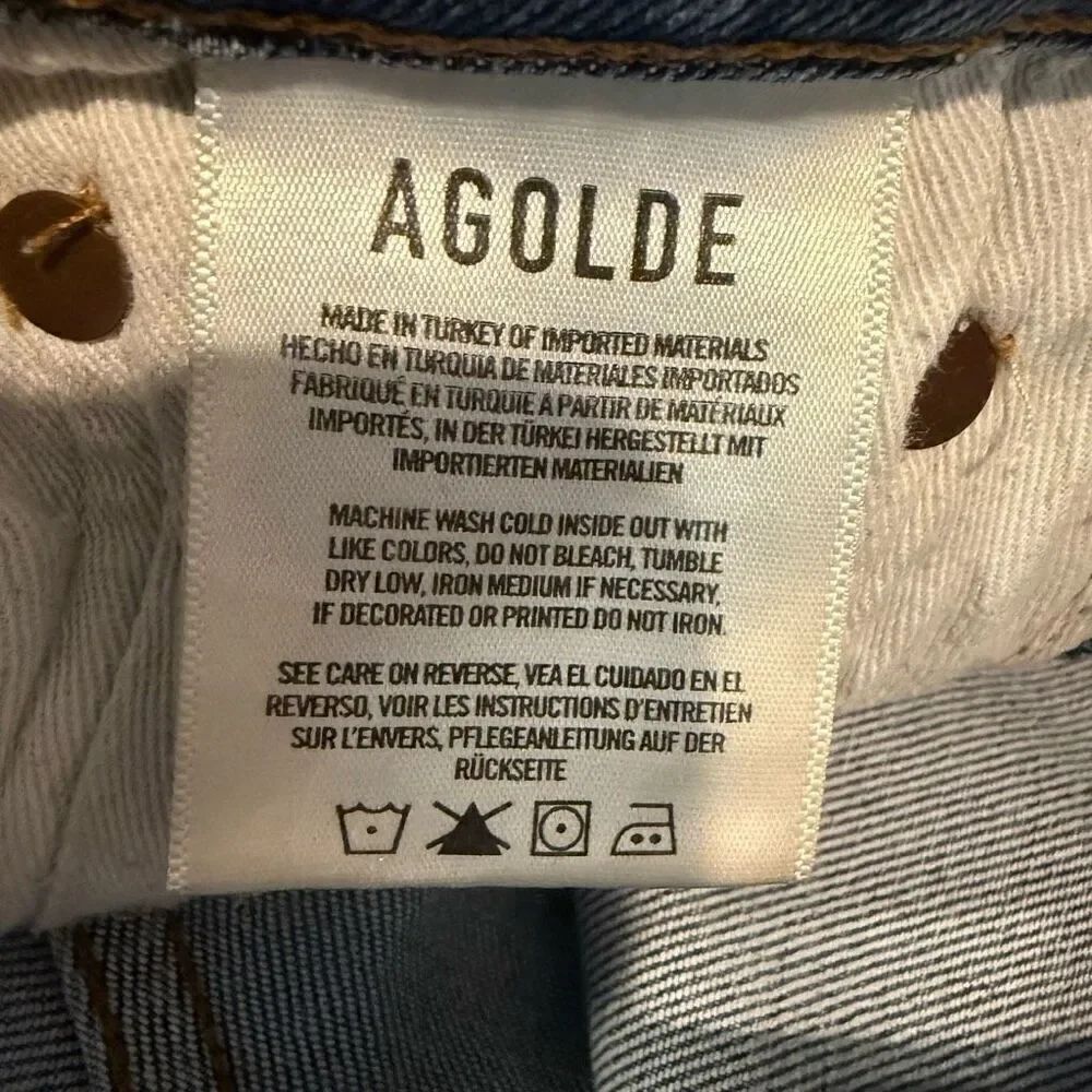 Agolde Toni Slim Ankle Jeans in Stratosphere Size 27 - Picture 8 of 9